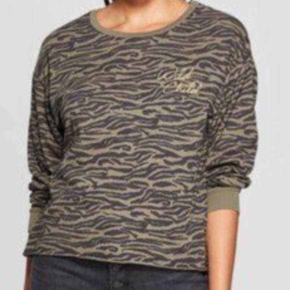 Grayson Zebra Print Wild Child Graphic Tee - Picture 1 of 4